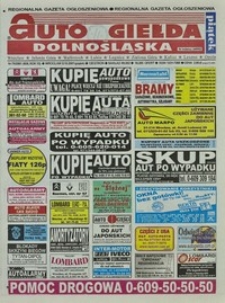 Auto Giełda Dolnośląska : regionalna gazeta ogłoszeniowa, 2001, nr 79 (808) [5.10]