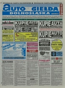 Auto Giełda Dolnośląska : regionalna gazeta ogłoszeniowa, 2001, nr 81 (810) [9.10]