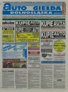 Auto Giełda Dolnośląska : regionalna gazeta ogłoszeniowa, 2001, nr 83 (811) [16.10]