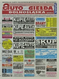 Auto Giełda Dolnośląska : regionalna gazeta ogłoszeniowa, 2001, nr 84 (812) [19.10]