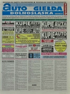 Auto Giełda Dolnośląska : regionalna gazeta ogłoszeniowa, 2001, nr 86 (814) [23.10]