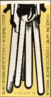 Wystawa Jeleniog&oacute;rskiej Grupy Młodych - plakat [Dokument życia społecznego]