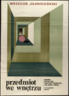 Przedmiot we wnętrzu - plakat [Dokument życia społecznego]