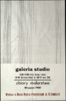 Malarstwo ze zbiorów Galerii Studio - plakat [Dokumeny życia społecznego]