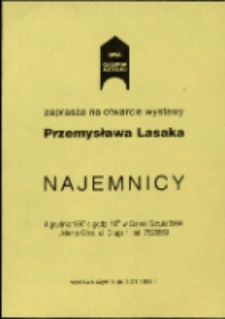 Przemysław Lasak. Najemnicy - zaproszenie [Dokument życia społecznego]