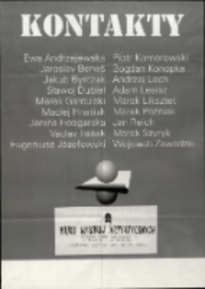 Kontakty. Wystawa fotografii - plakat [Dokument życia społecznego]