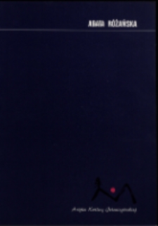 Agata Różańska. Artyści Kotliny Jeleniogórskiej - katalog [Dokument życia społecznego]