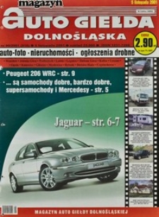 Auto Giełda Dolnośląska : magazyn, 2001, nr 90 (818) [5.11]