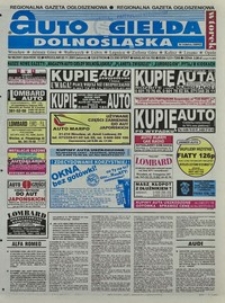 Auto Giełda Dolnośląska : regionalna gazeta ogłoszeniowa, 2001, nr 96 (824) [20.11]