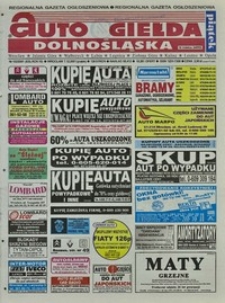 Auto Giełda Dolnośląska : regionalna gazeta ogłoszeniowa, 2001, nr 102 (830) [7.12]