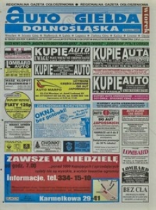 Auto Giełda Dolnośląska : regionalna gazeta ogłoszeniowa, 2001, nr 106 (834) [18.12]