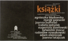 Książki - zaproszenie [Dokument życia społecznego]