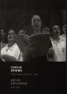 Artur Żmijewski. Lekcja śpiewu. Filmy i zdjęcia z lat 1997-2003 - folder [Dokumeny życia społecznego]