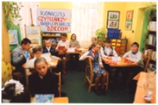 Bajkopisarze dzieciom – gminny konkurs czytelniczy zorganizowany przez Bibliotekę im. J. Iwaszkiewicza i Obornicki Ośrodek Kultury, 20.11.2002 r. (fot. 4) [Dokument ikonograficzny]