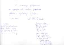 Spotkanie autorskie z Małgorzatą Strękowską-Zarembą, 7.02.2005 r. (autograf) [Dokument ikonograficzny]