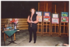 Spotkanie autorskie z Wandą Chotomską, 25.11.2002 r. (fot. 5) [Dokument ikonograficzny]
