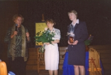 Spotkanie autorskie z Wandą Chotomską, 6.10.2003 r. (fot. 3) [Dokument ikonograficzny]