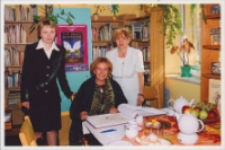Spotkanie autorskie z Wandą Chotomską, 6.10.2003 r. (fot. 7) [Dokument ikonograficzny]