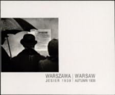 Warszawa. Jesień 1939 - zaproszenie [Dokument życia społecznego]