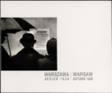 Warszawa. Jesień 1939 - zaproszenie [Dokumeny życia społecznego]