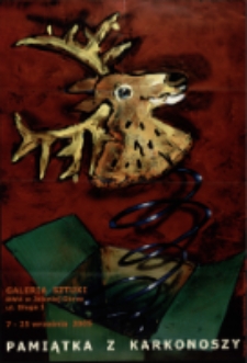 Pamiątka z Karkonoszy - plakat [Dokument życia społecznego]