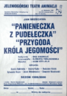 Panieneczka z pudełeczka. Przygoda kr&oacute;la Jegomości - afisz [Dokument życia społecznego]