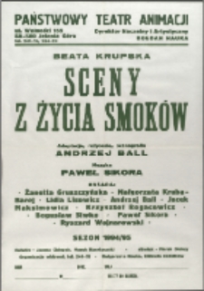 Z życia smoków - afisz 2 [Dokument życia społecznego]