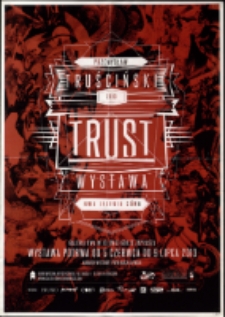 Przemysław Truściński. Trust - plakat [Dokumeny życia społecznego]