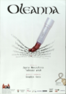 Oleanna - plakat [Dokument życia społecznego]