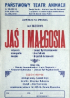 Jaś i Małgosia - afisz [Dokument życia społecznego]