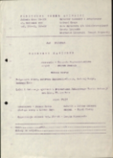 Czerwony Kapturek - afisz [Dokument życia społecznego]