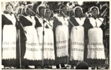 Występ „Malw” z Kuraszkowa w opolskim skansenie, maj 1984 r. [Dokument ikonograficzny]