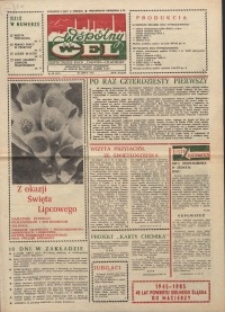 Wspólny cel : gazeta załogi ZWCH "Chemitex-Celwiskoza", 1985, nr 20 (957)
