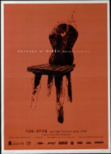 Krzysztof Gawronkiewicz. Krzesło w piekle - plakat [Dokument życia społecznego]