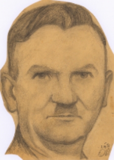 Portret Bolesława Nieboraka : rysunek ołówkiem, 2.05.1953 r. [Dokument ikonograficzny]