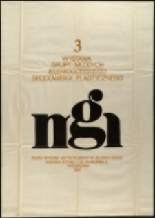 3 Wystawa Grupy Młodych jeleniogórskiego środowiska plastycznego - plakat [Dokument życia społecznego]