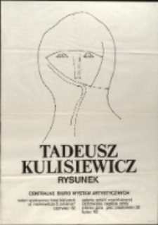 Tadeusz Kulisiewicz. Rysunek - plakat [Dokumeny życia społecznego]