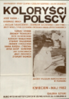 Koloryści polscy. Zbiory Muzeum Narodowego w Poznaniu - plakat [Dokument życia społecznego]