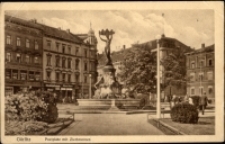 Görlitz. Postplatz mit Zierbrunnen [Dokument ikonograficzny]