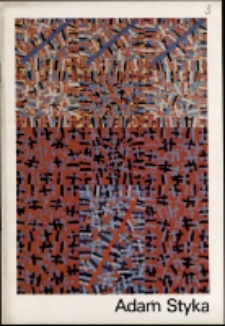 Adam Styka. Malarstwo, rysunek, grafika - katalog [Dokument życia społecznego]