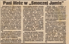 Pani Mróz w "Smoczej Jamie" : wycinek prasowy z Gazery Wrocławskiej, 16-17.04.1994 r.
