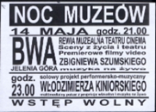 Noc Muzeów - ulotka [Dokumenty życia społecznego]