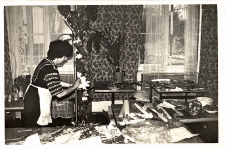 Wystawa wielkanocna w Obornickim Ośrodku Kultury, 27.03 - 4.04.1988 r. (fot. 1-2) [Dokument ikonograficzny]