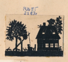 [Chałupa ze studnią] [Dokument ikonograficzny]