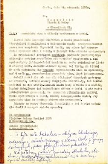 Wniosek w sprawie sprzedaży wina w sklepie spożywczym w Osoli, 11.08.1976 r.