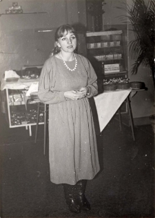 Wizyta pracowników kultury ze Szczecina goszczących w Klubie Leśnym w Osoli oraz miejscowych działaczy, 20.11.1985 r. [Dokument ikonograficzny]