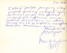 Autografy spółdzielców z Krakowa po wizycie w Klubie Rolnika w Osoli, 26.11.1985 r. (fot. 2) [Dokument ikonograficzny]