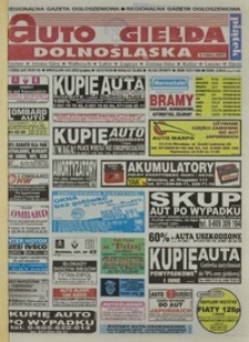Auto Giełda Dolnośląska : regionalna gazeta ogłoszeniowa, 2002, nr 1 (837) [4.01]