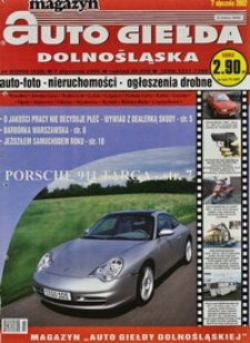 Auto Giełda Dolnośląska : magazyn, 2002, nr 2 (838) [7.01]