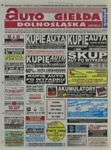Auto Giełda Dolnośląska : regionalna gazeta ogłoszeniowa, 2002, nr 6 (842) [18.01]